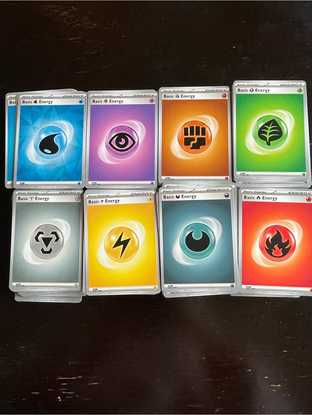 Pokemon TCG 695 Energy Card Lot - Shiny holo and special energy cards included!
